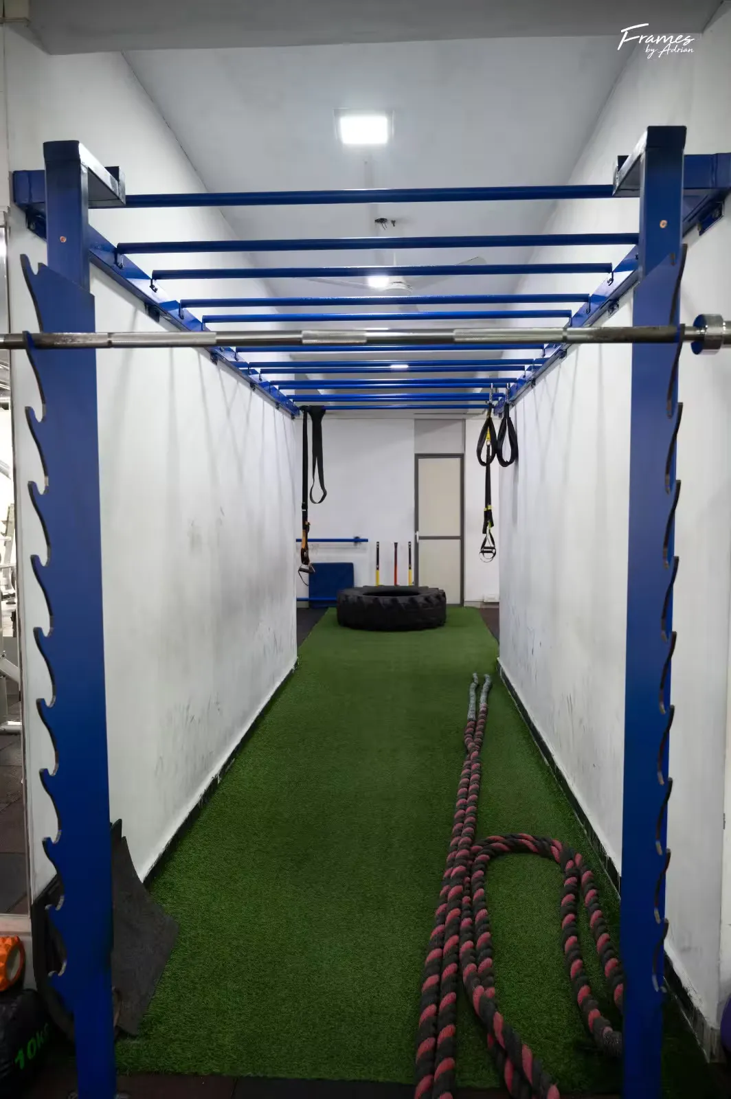 Functional training and CrossFit area at Power Fitness Club in Hennur.